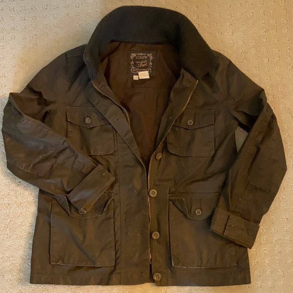 Women’s green utility jacket
